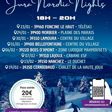 Espace Nordic Jurassien - Soirées Jura Nordic Nights