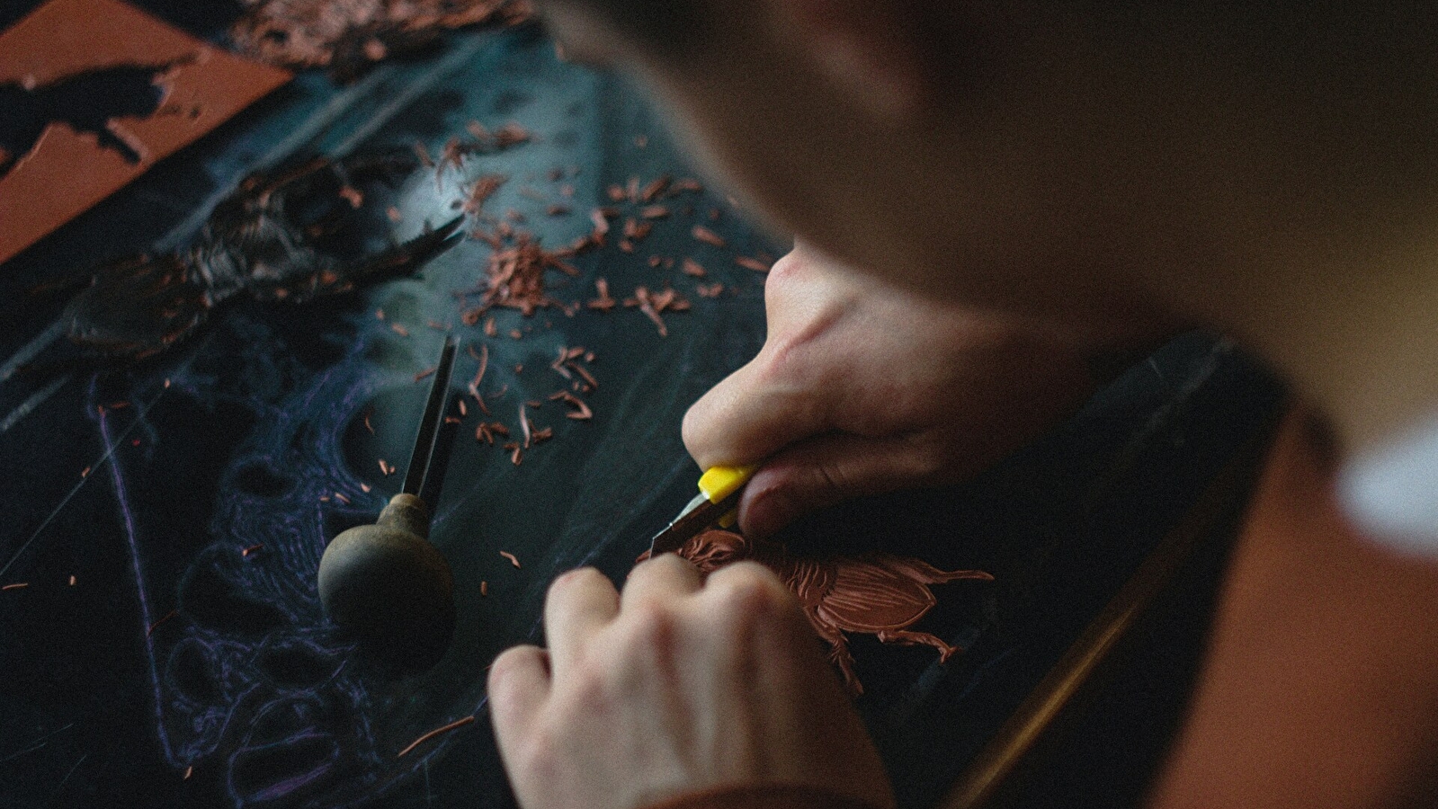 Musée de l'Abbaye - Atelier Linogravure