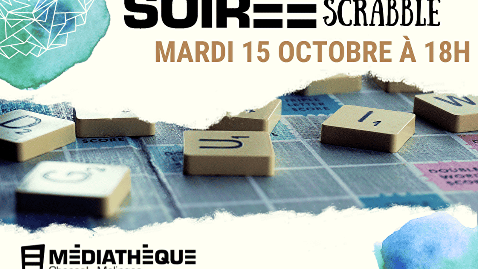 Médiathèque de Chassal-Molinges : Soirée Scrabble