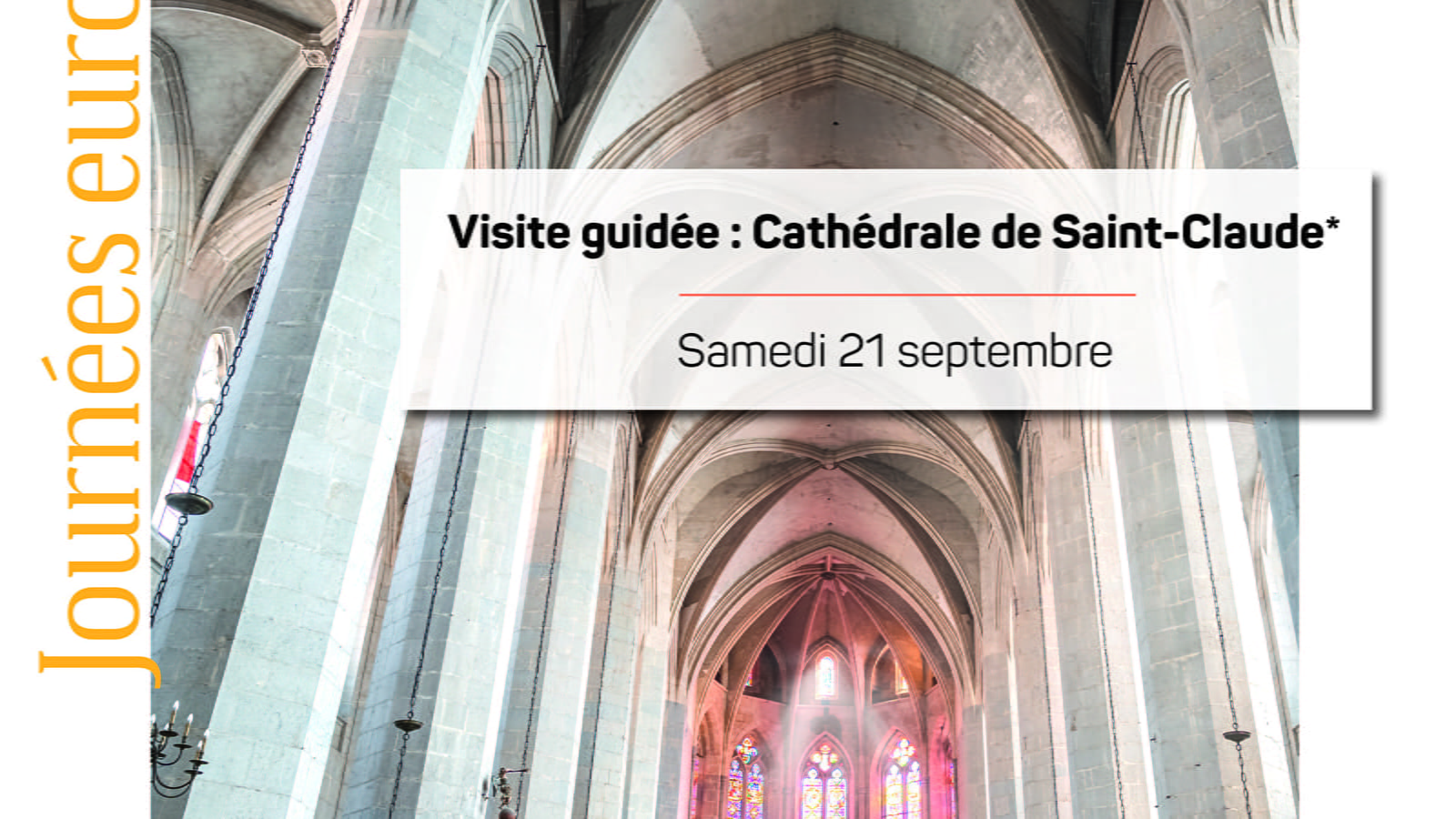 Journées européennes du patrimoine - visite guidée en famille de la Cathédrale de Saint-Claude